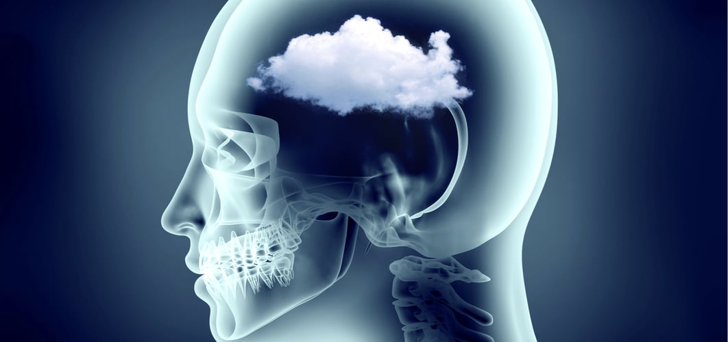What is the relationship between cellular health and brain fog?